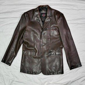 Faux Leather Jacket/Blazer